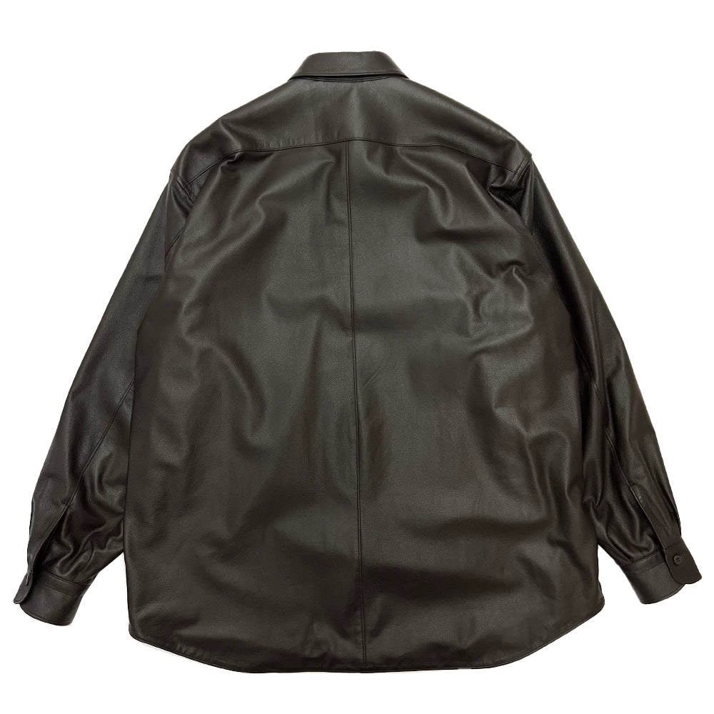 COMOLI / sheepskin shirt jacket 