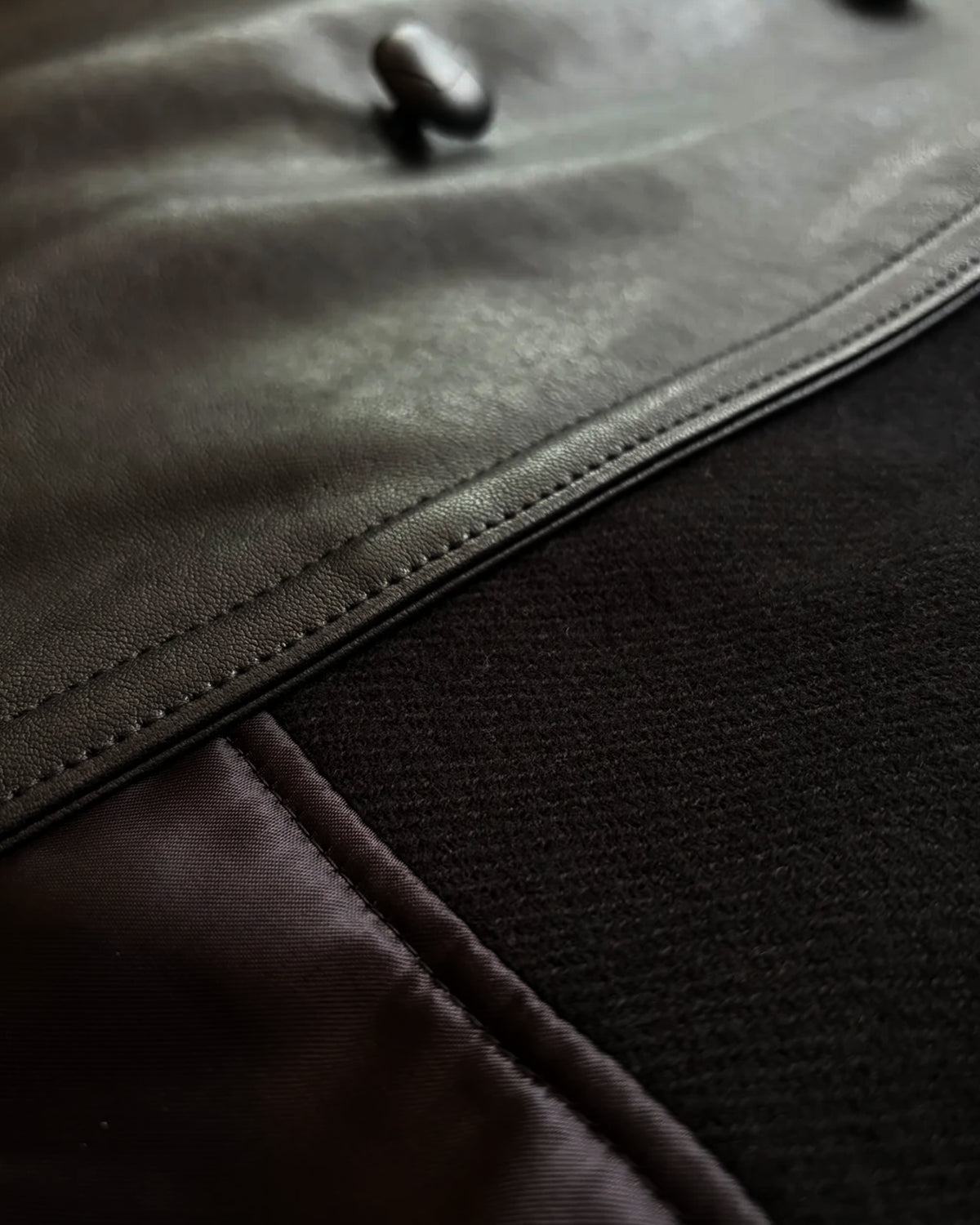 COMOLI / ラムレザー カナディアンコート (C03-04015)