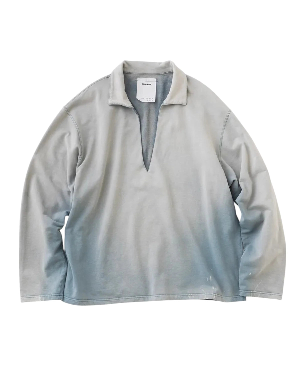 concause の FADE SKIPPER LONG SLEEVE SWEAT SHIRTS (2401010M)