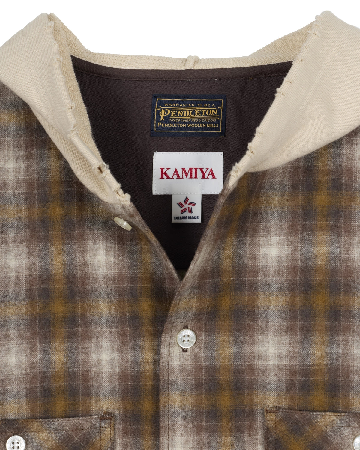 PENDLETON × KAMIYA / Hooded Checked Shirt (54751287)