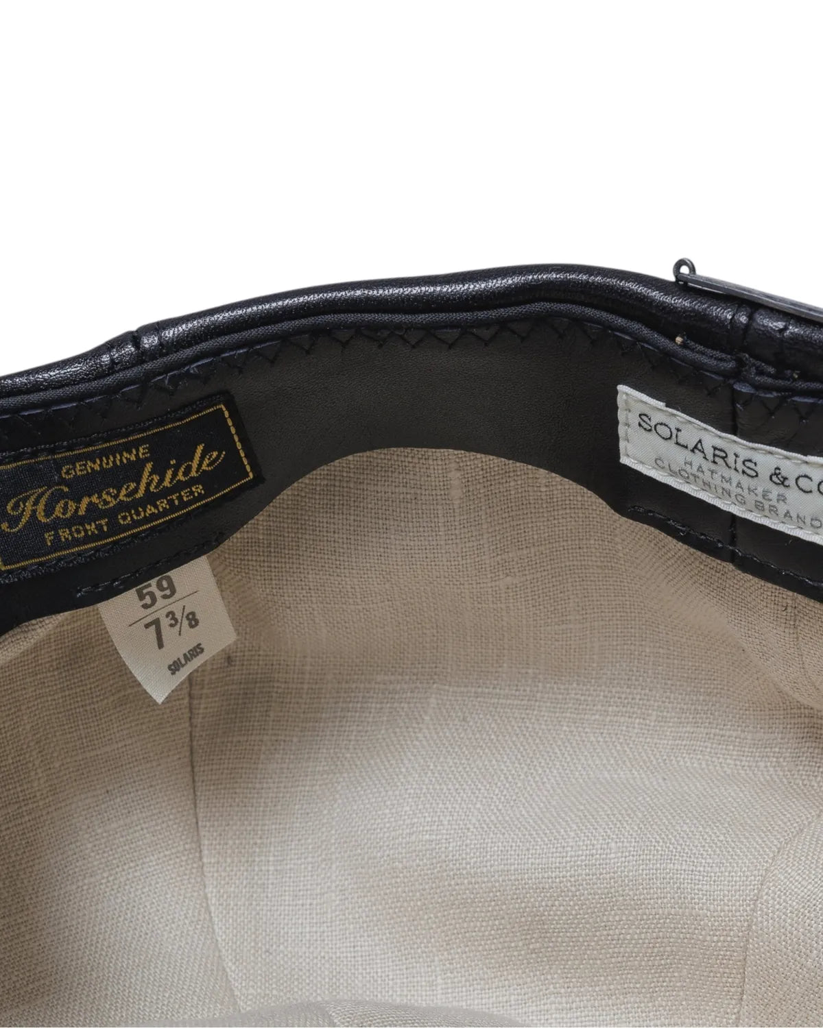 SOLARIS&CO. / Horsehide Casquette "OLDBOY" (V01005)