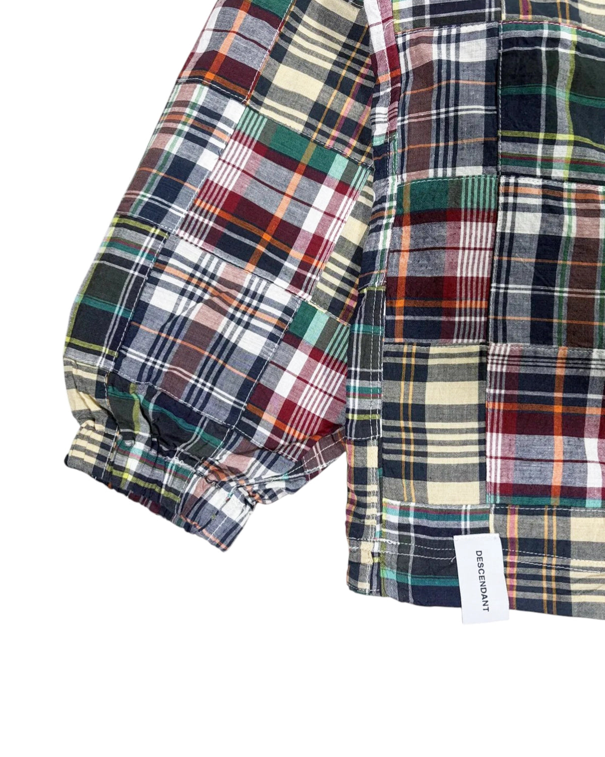 DESCENDANT / TETTY PULLOVER PATCHWORK LS SHIRT (261TQDS-SHM04)