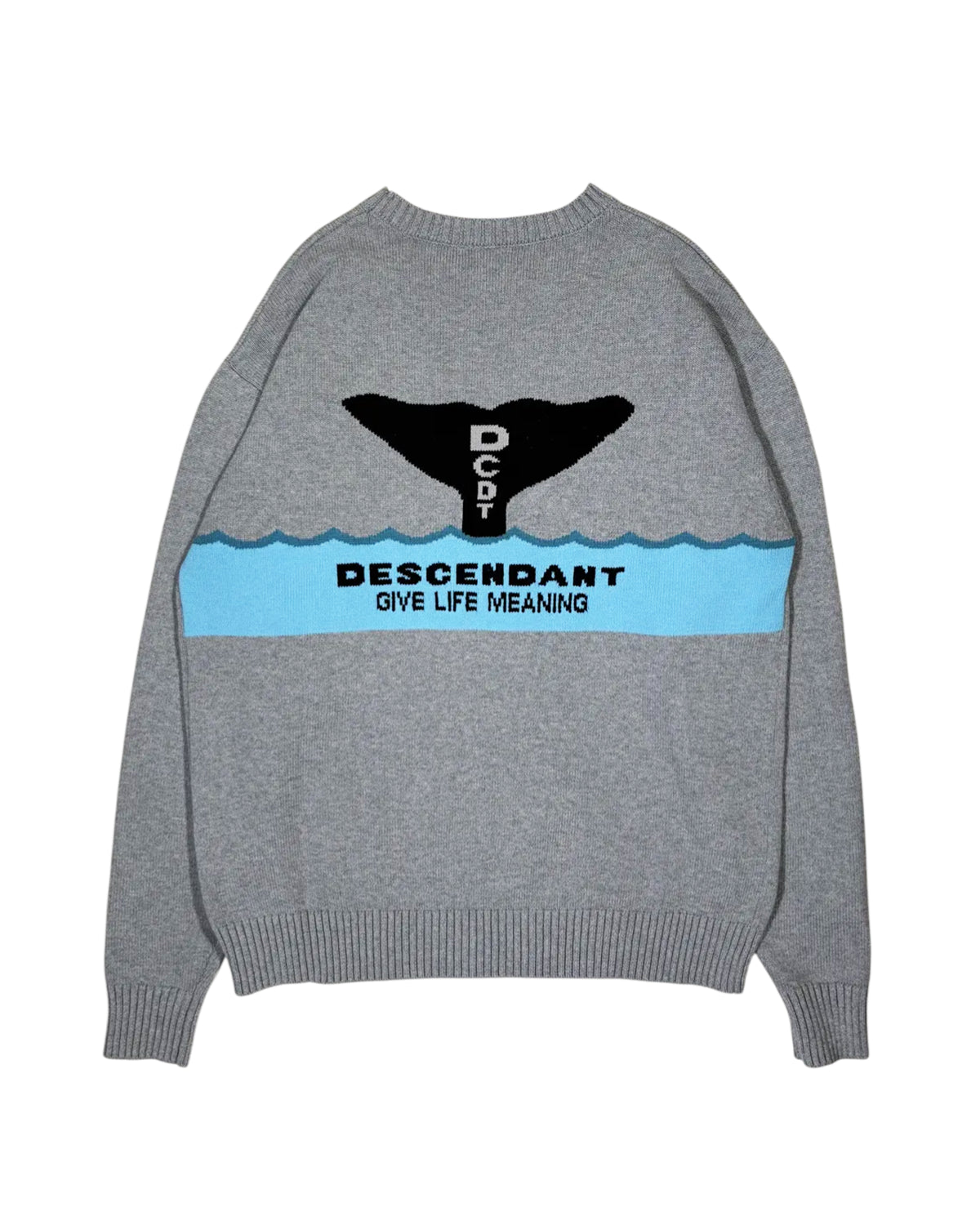 DESCENDANT / FLUKE UP CREW NECK KNIT (261MADS-KNM01)