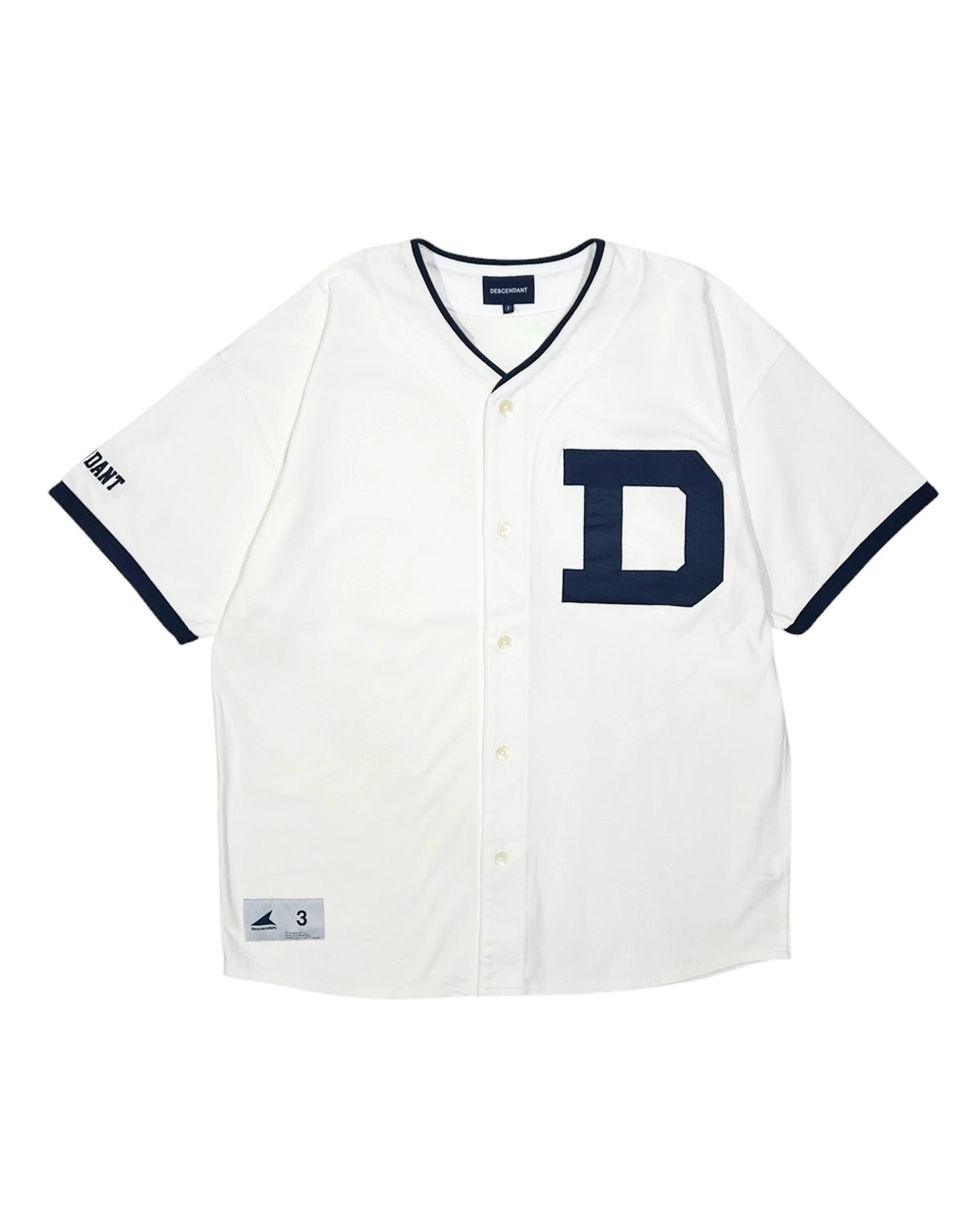 DESCENDANT / BLEEK BASEBALL JERSEY (251ATDS-CSM26)