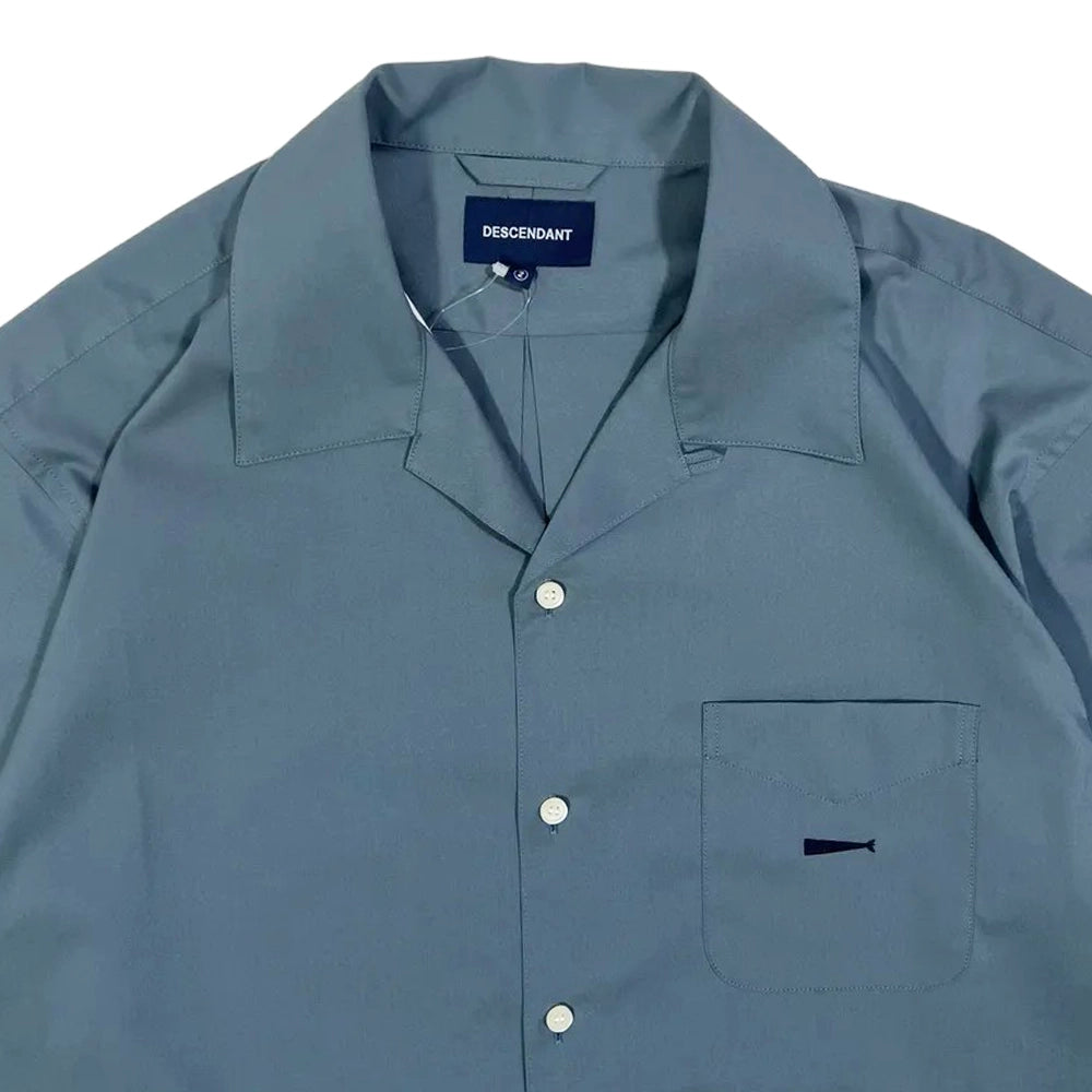 DESCENDANT / PIER OPEN COLLAR SS SHIRT (241TQDS-SHM05)