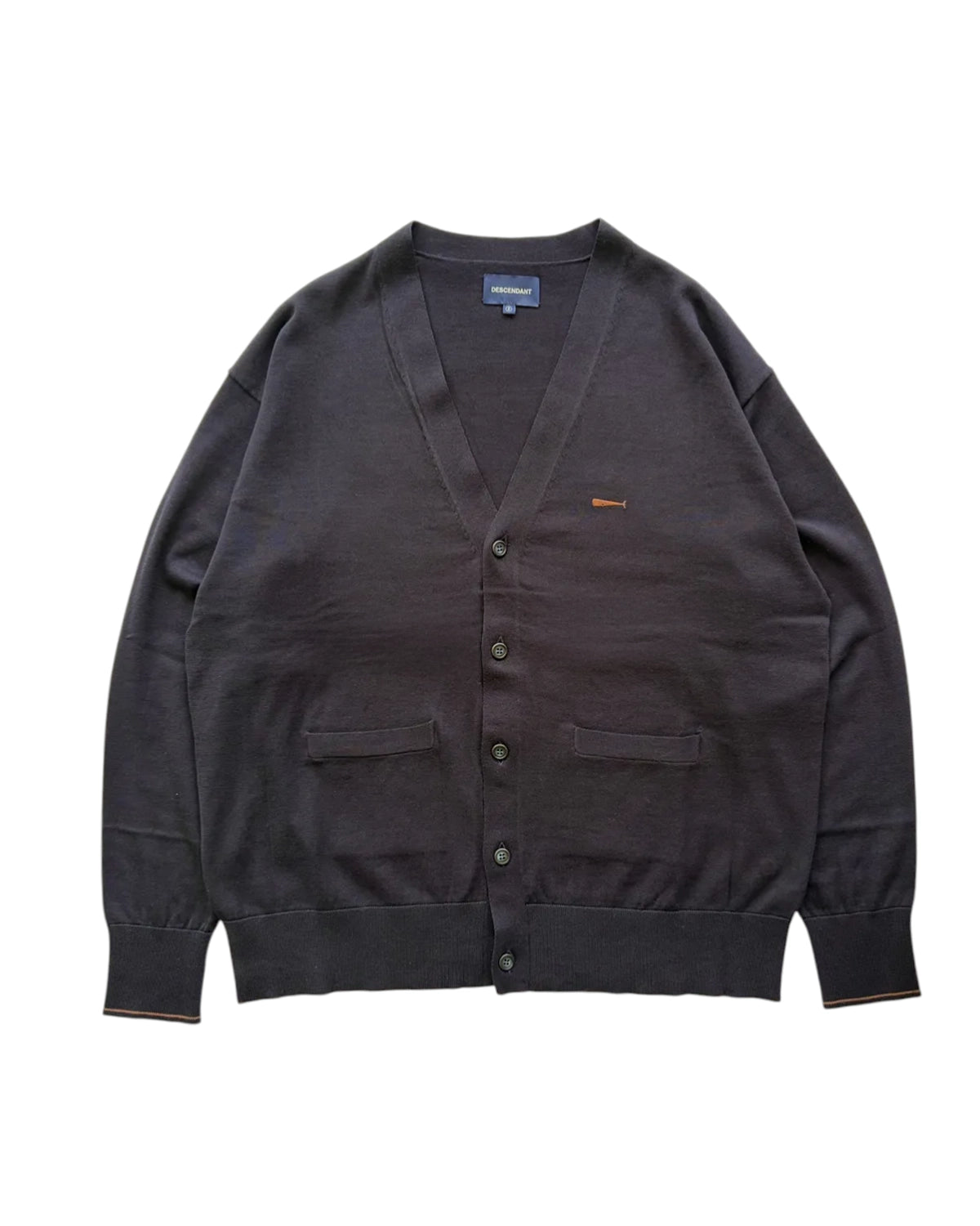 DESCENDANT カーディガン ディセンダント DESCENDANT NURSE KNIT CARDIGAN Vネック ニット