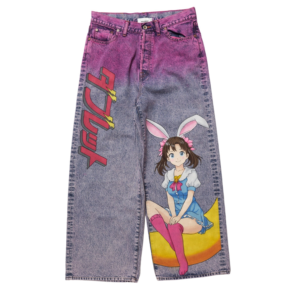 doublet の ANIME HAND PAINTING DENIM PANTS (25SS06PT296)