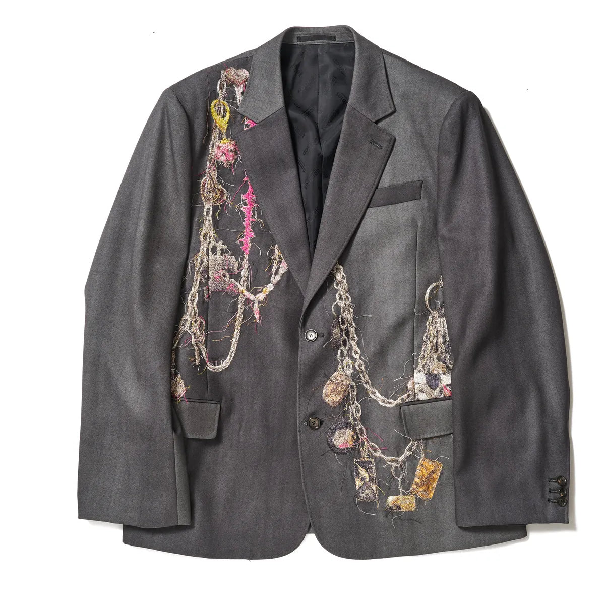 doublet 刺繍入りブラックテーラードジャケット doublet 刺繍入りブラックテーラードジャケット 2025年最新