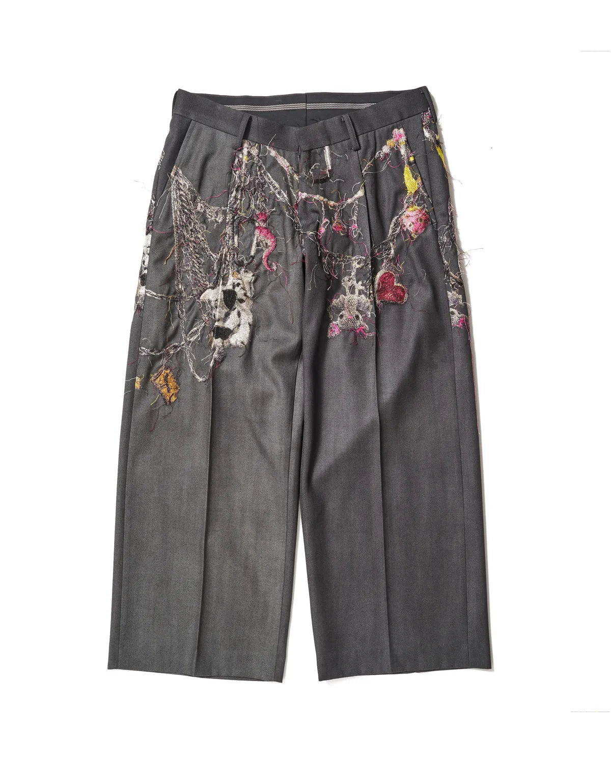 doublet の EMBROIDERED CHAIN TAIL ORED TROUSERS (25AW16PT320)
