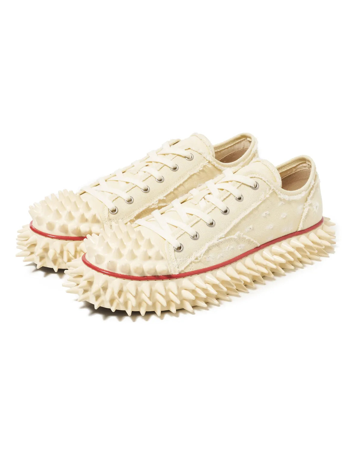 doublet の SPIKY CANVAS SNEAKER (25AW75FT62)