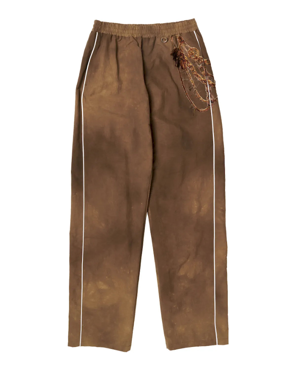 doublet の TROMPE L’OEIL EMBROIDERY TRACK PANTS (26AW37PT373)