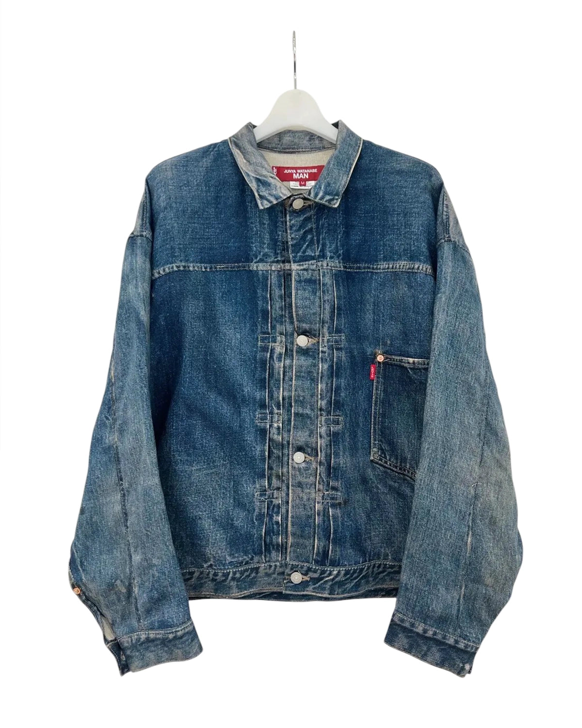 eYe JUNYA WATANABE MAN × Levis × Ber Ber Jin の 麻オックス 転写プリント Levis Wネーム Ber Ber Jin (WQ-J904-100)