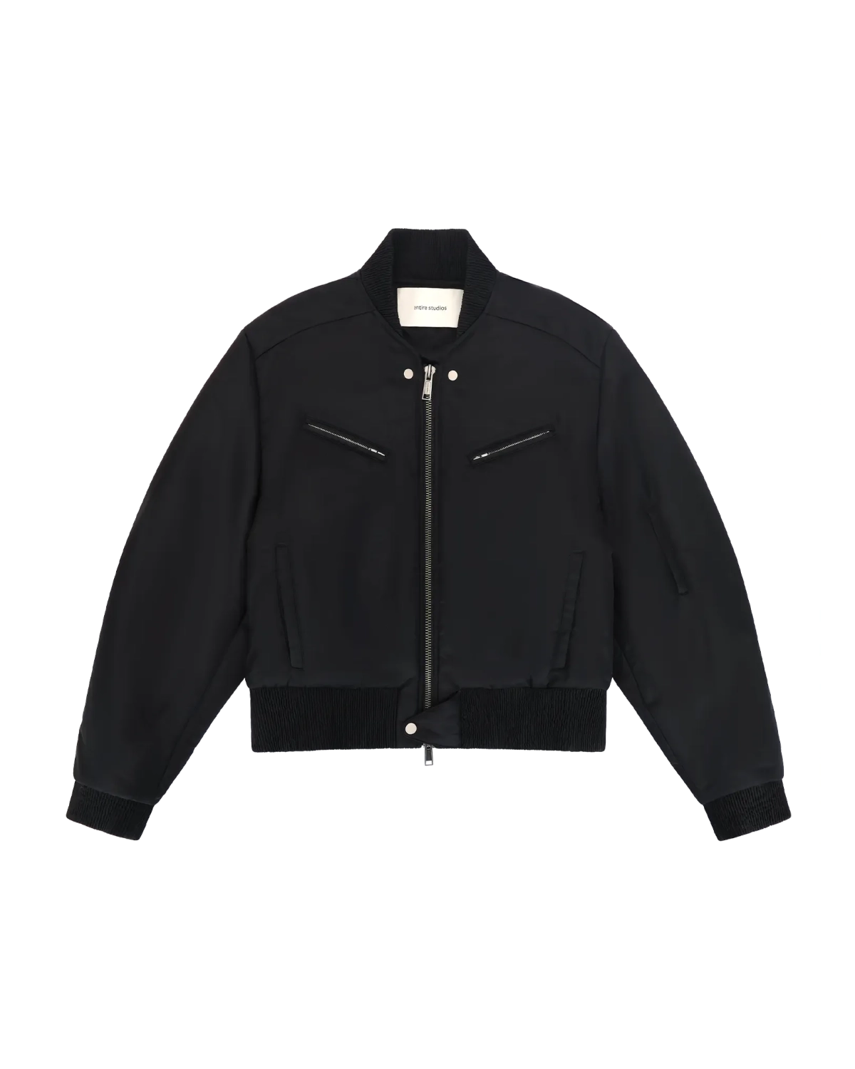 entire studios の Arc Bomber Black Nylon (ESFW26BO020058386)