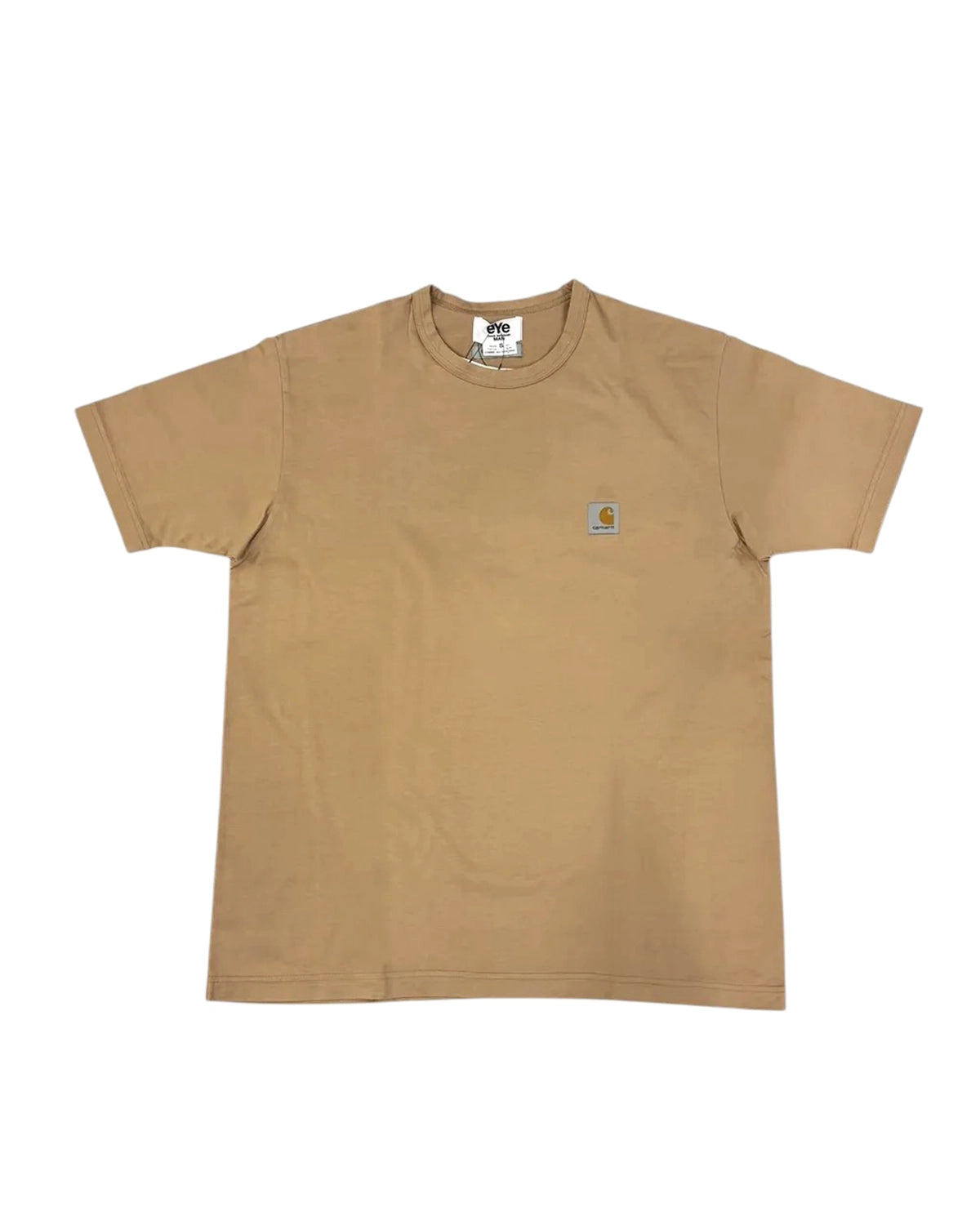 eYe JUNYA WATANABE MAN × Carhartt / 綿度詰天竺 製品プリント Carhartt Wネーム (WQ-T908-100)