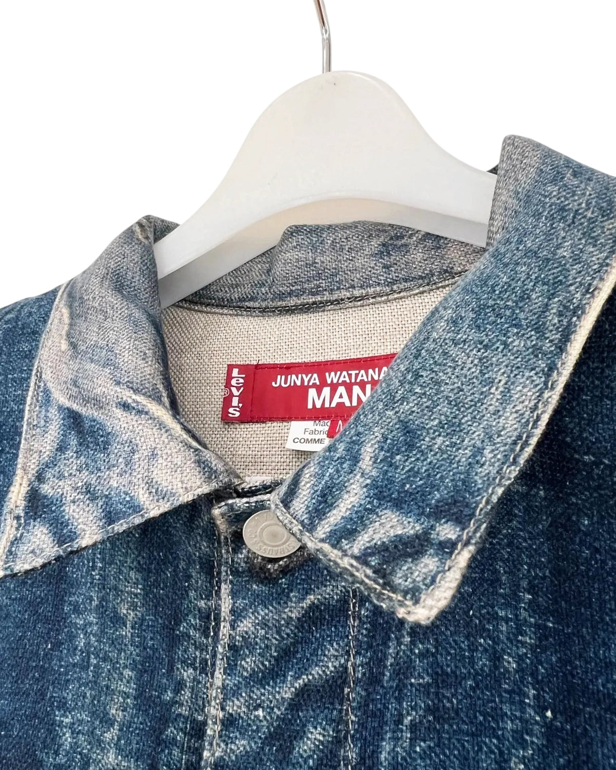 eYe JUNYA WATANABE MAN × Levis × Ber Ber Jin / 麻オックス 転写プリント Levis Wネーム Ber Ber Jin (WQ-J904-100)