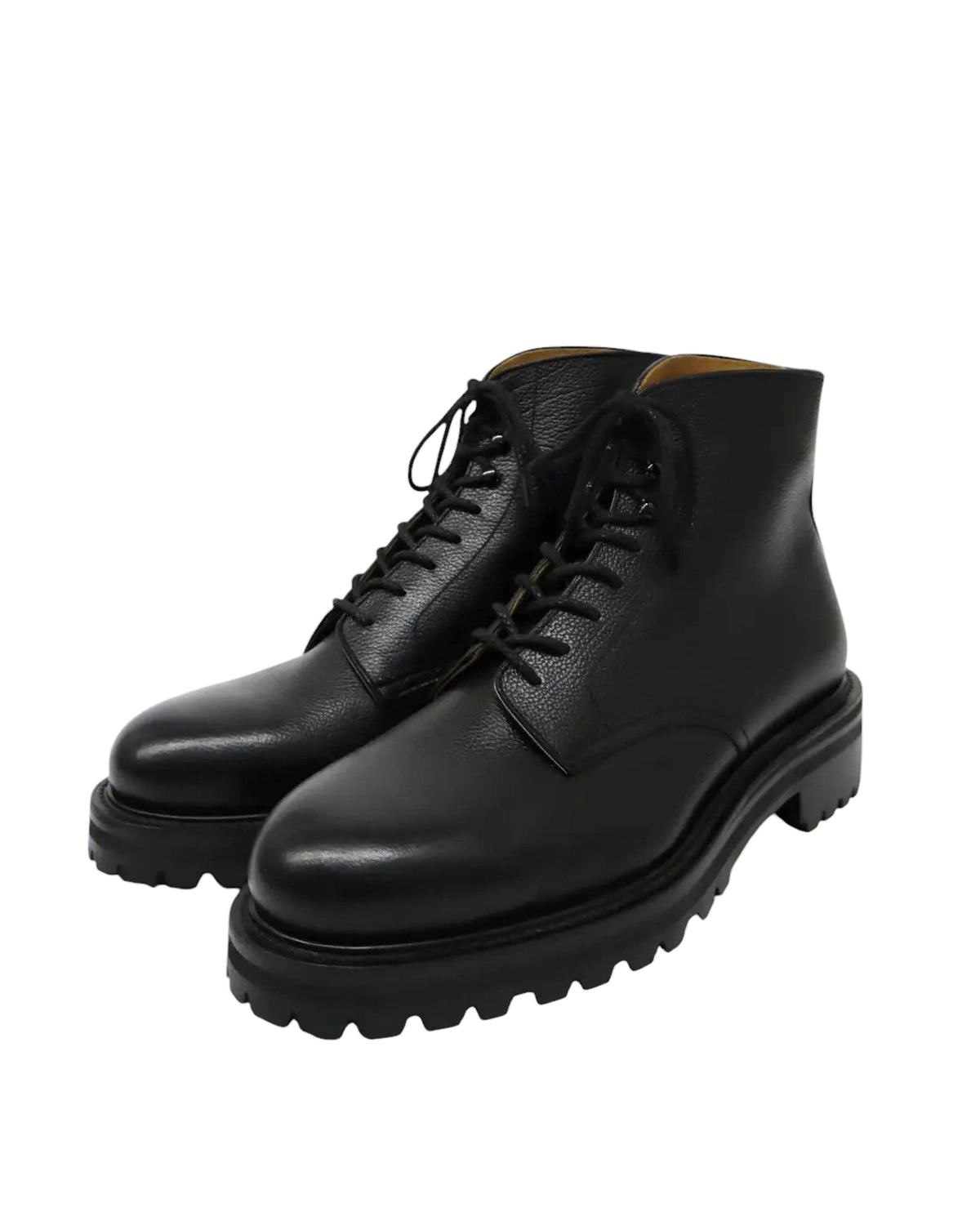 FOOTWORKS / Lace-up shoes in grain leather (F03-0002M)