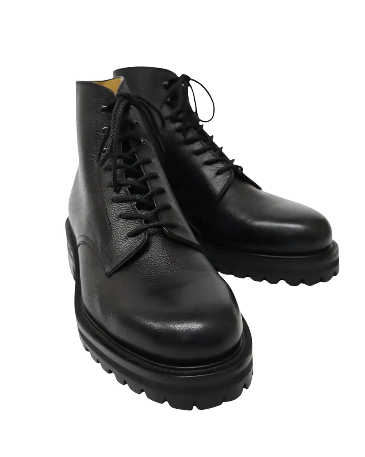 FOOTWORKS / Lace-up shoes in grain leather (F03-0002M)