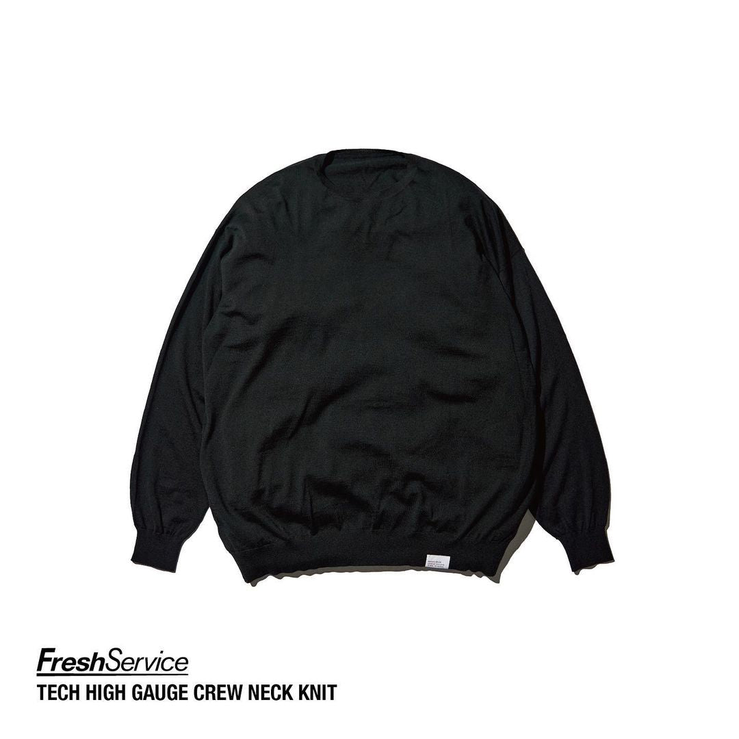 FreshService / TECH HIGH GAUGE CREW NECK KNIT