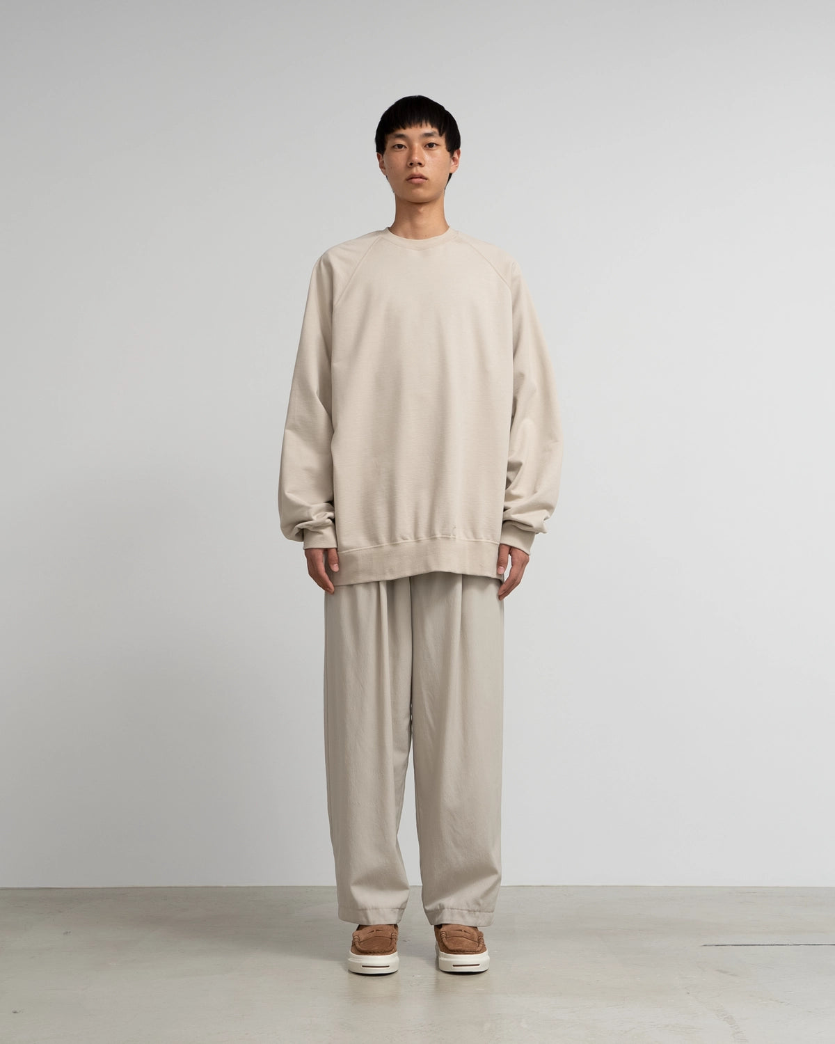 Graphpaper / Ultra Compact Terry Crew Neck Sweater  (GM251-70142C)