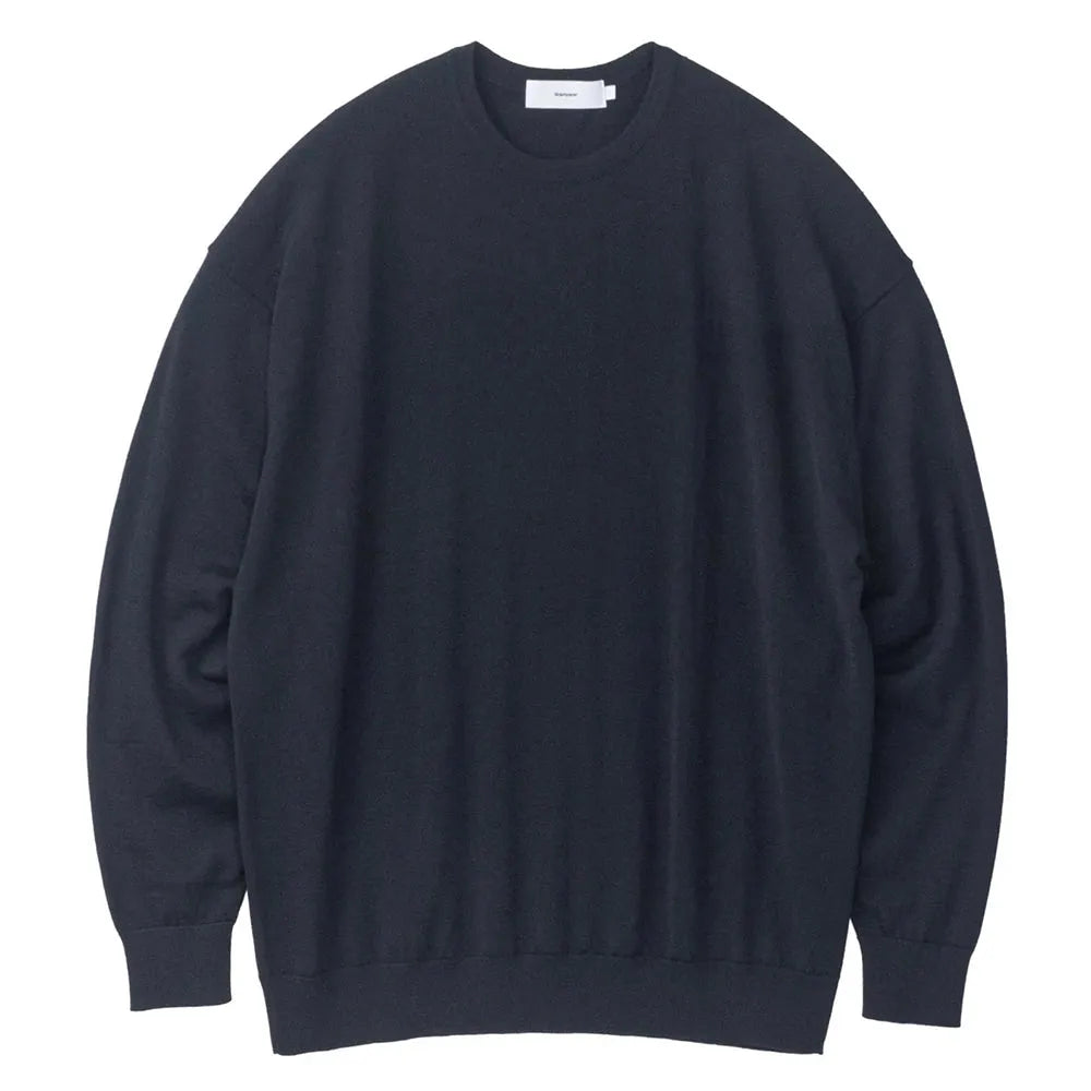 Graphpaper / High Gauge L/S Crew Neck Knit (GM243-80312B)