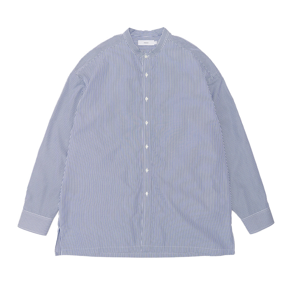 Graphpaper のHight Count Band Collar Shirt(GM241-50031STB)