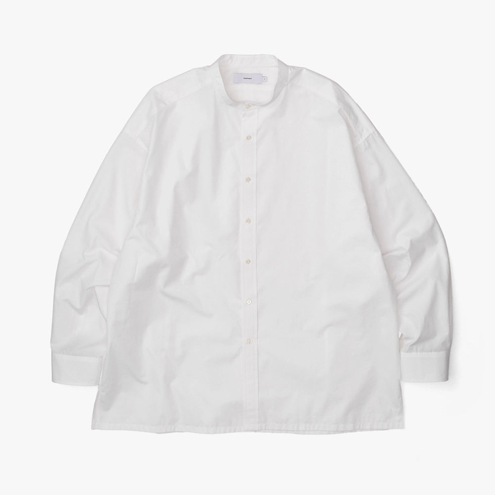 Graphpaper の Hight Count Band Collar Shirt(GM241-50031B)