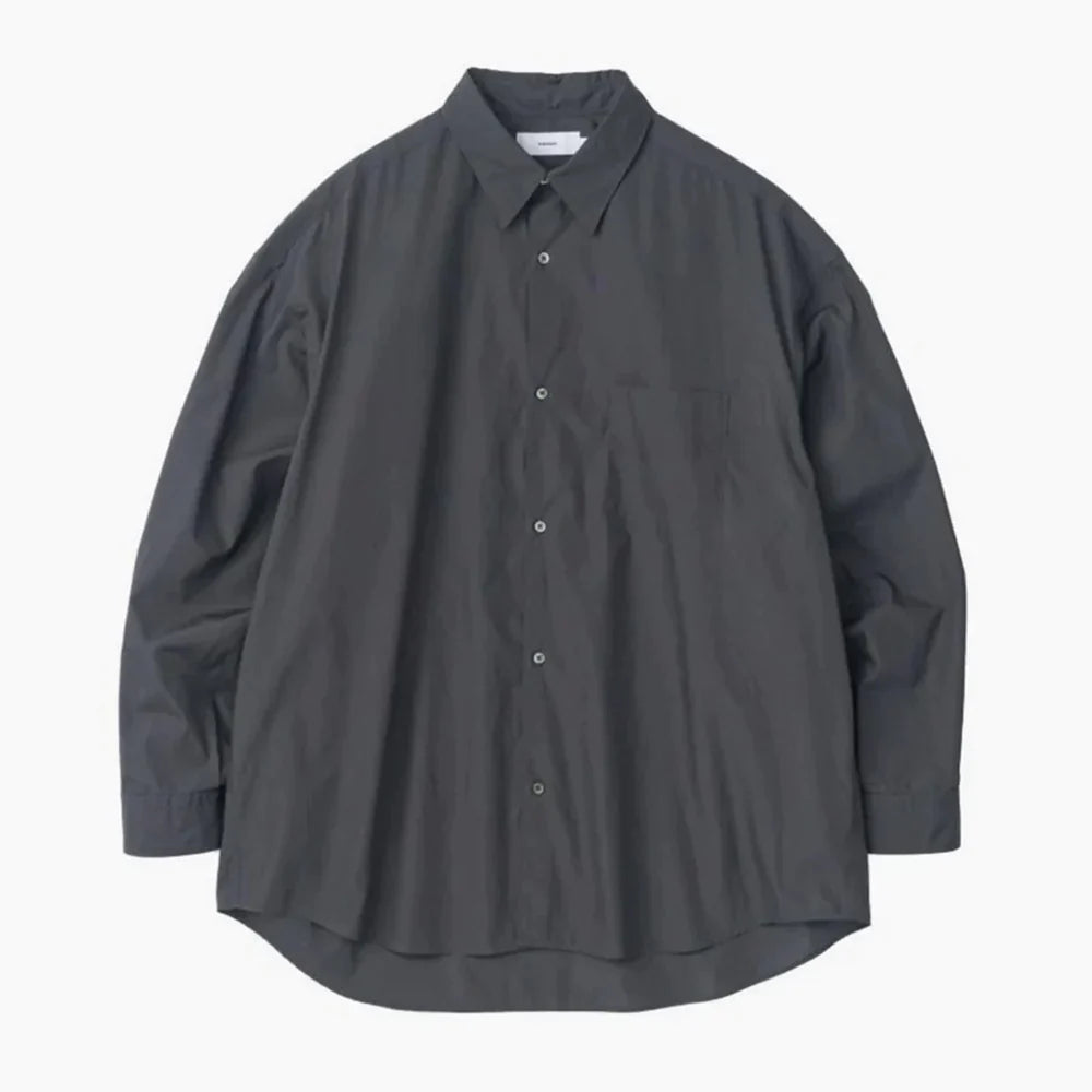 Graphpaper / Broad L/S Oversized Regular Collar Shirt (GM244-50022B)