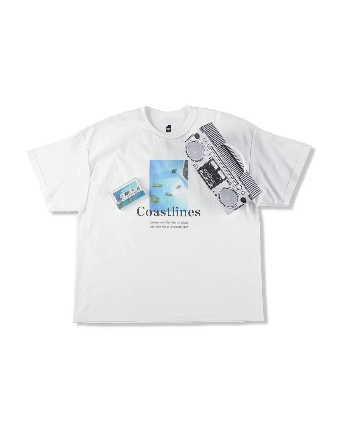is-ness の -Special Edition- Coastlines T-SHIRT with cassette tape (IMP6_09_COASTLINES SPECIALT01)