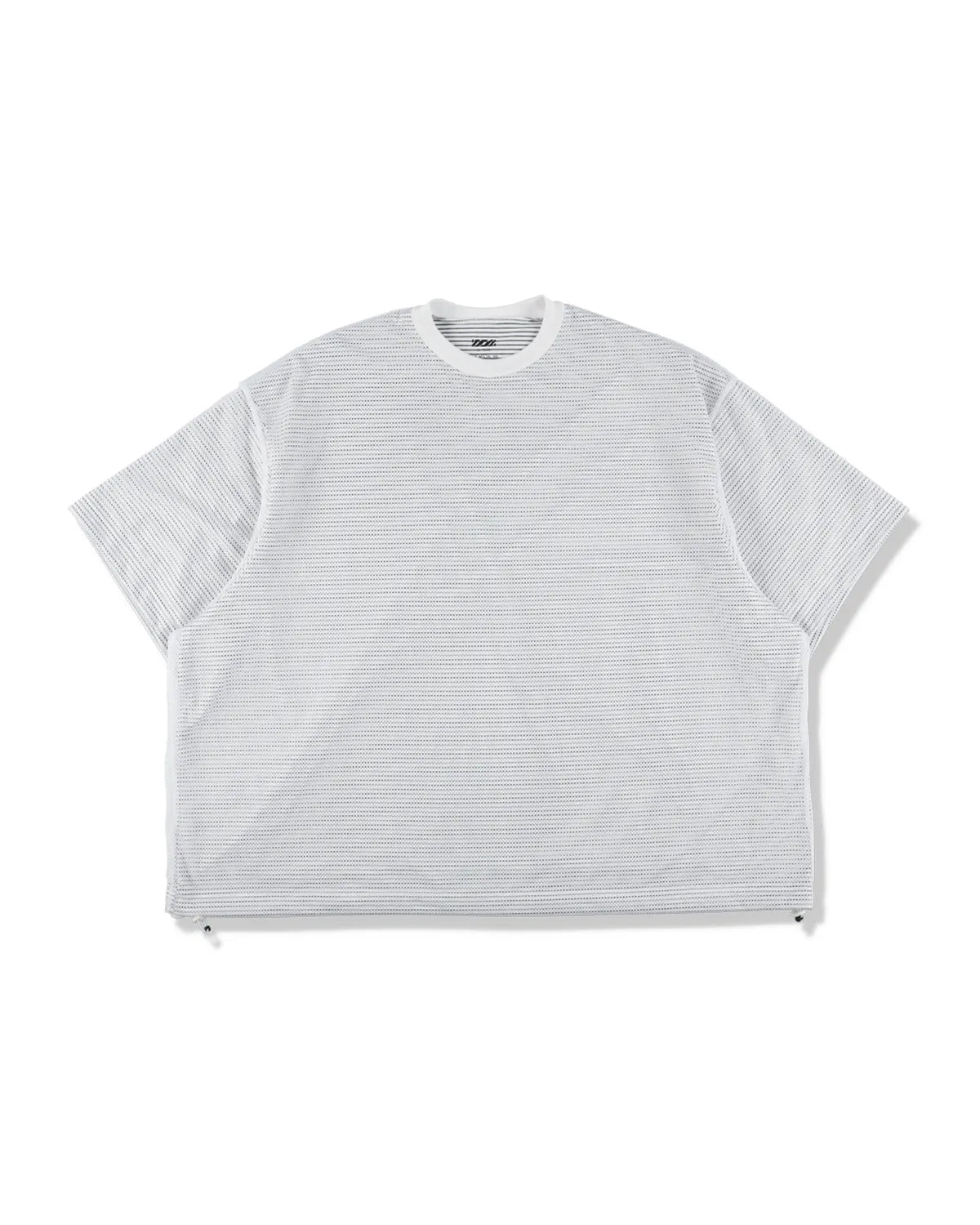 is-ness の BALLOON DOUBLE LAYERED MESH T-SHIRT (25SS_07_1006SSCS08-2)