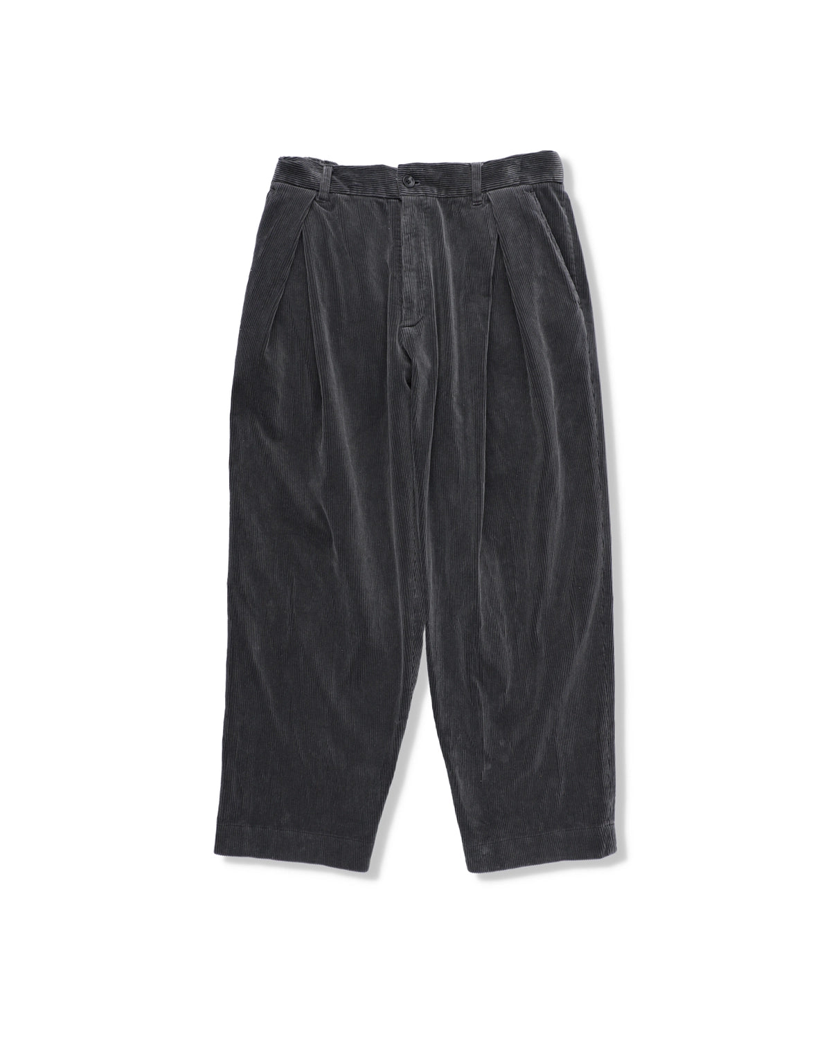is-ness の CORDUROY TUCK TROUSERS (25AW_31_2020AWPT06-W)