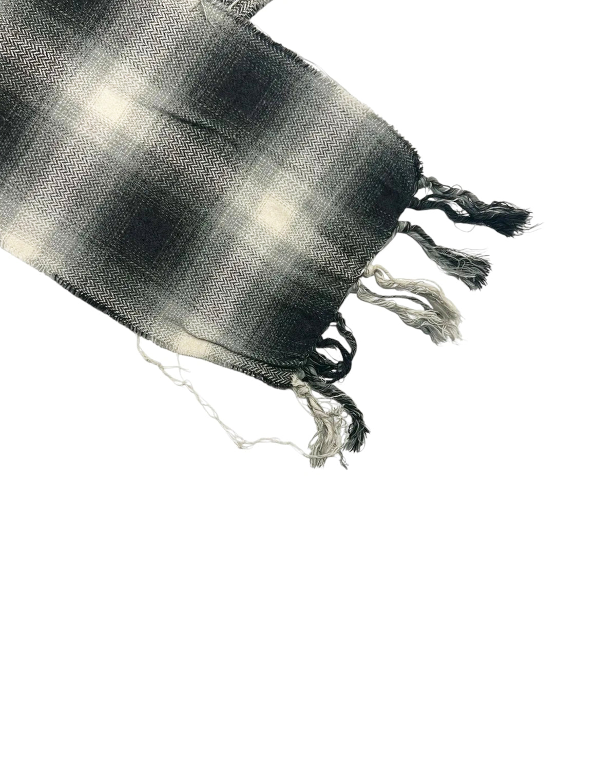 KAMIYA × CA4LA / Hooded Checked Stole (G16CA110)