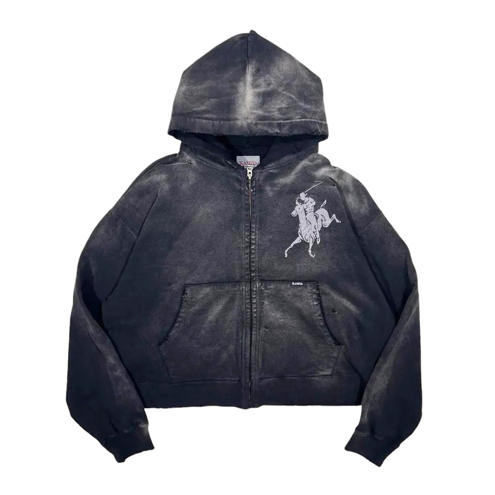 KAMIYA / RODEO Zip-up Hoodie (G13HD064)