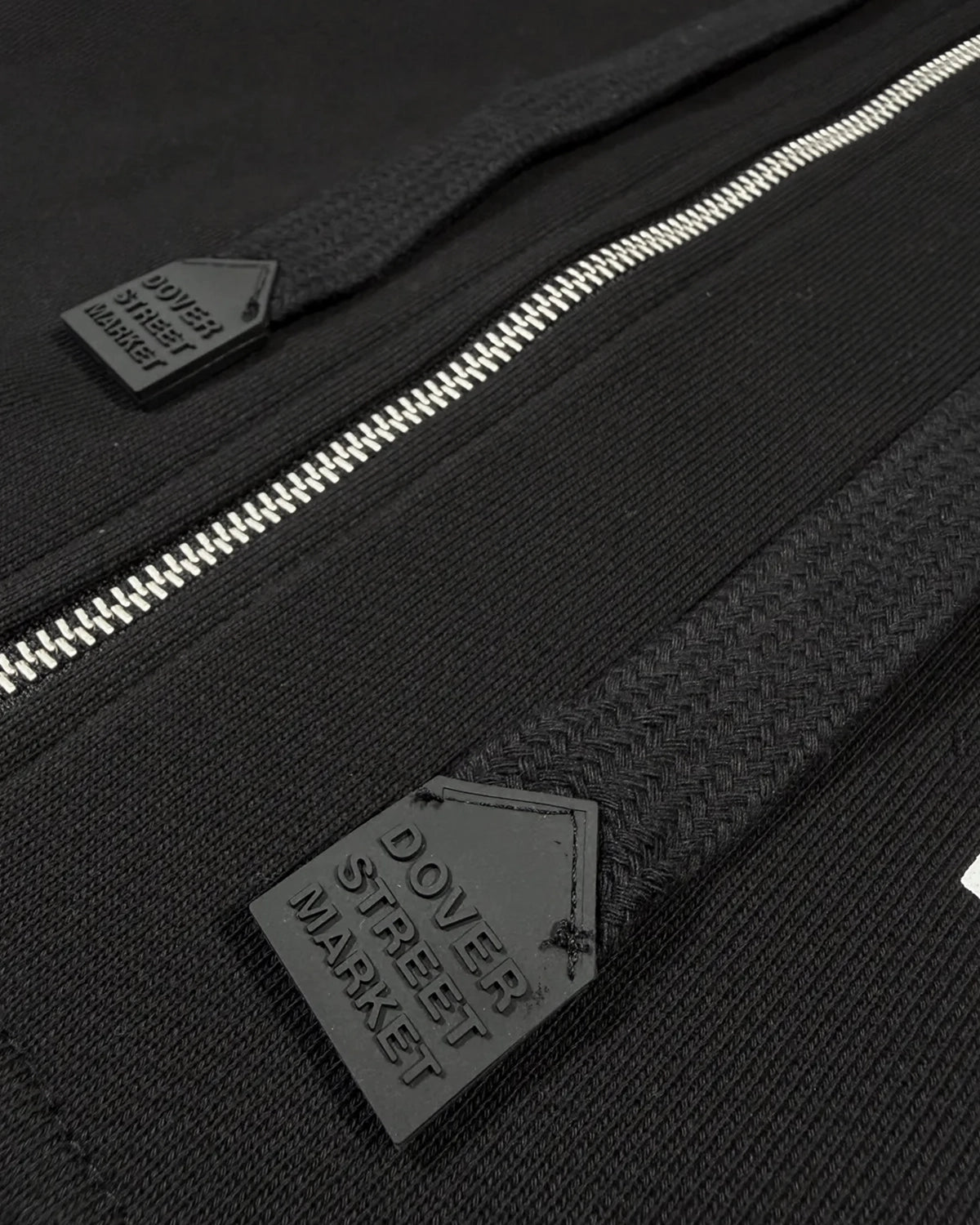 DOVER STREET MARKET kei ninomiya / ZIPPED HOODIE COTTON BACK PILE KNIT (DSM01T005)