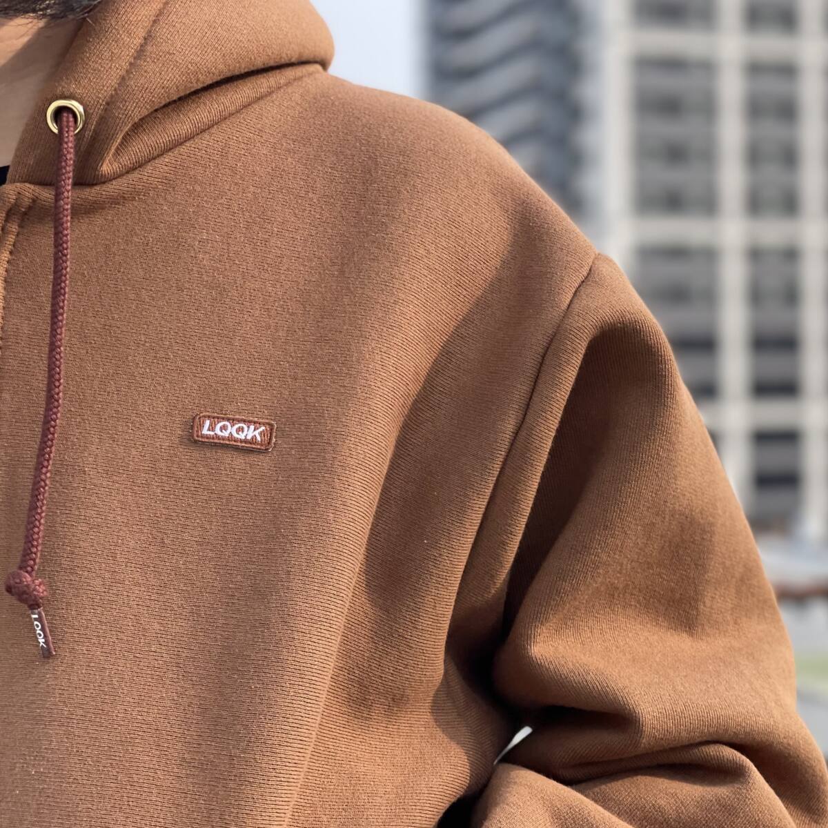 LQQK STUDIO Zip-Up Hoodie Brownよろしくお願いします - パーカー