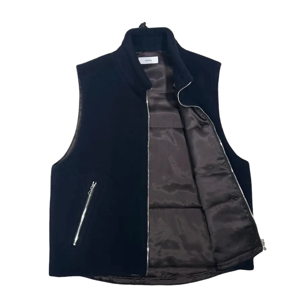 marka / PUFFED VEST (M24C14BL01A)