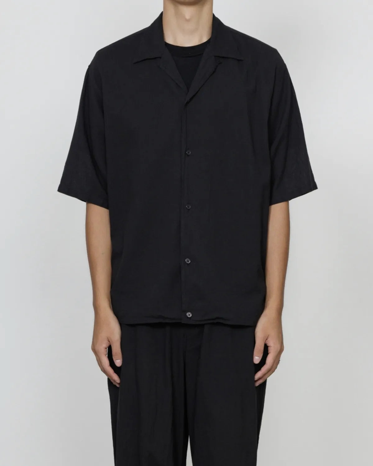 marka の OPEN COLLAR S/S SHIRT (M26A16SH01B)