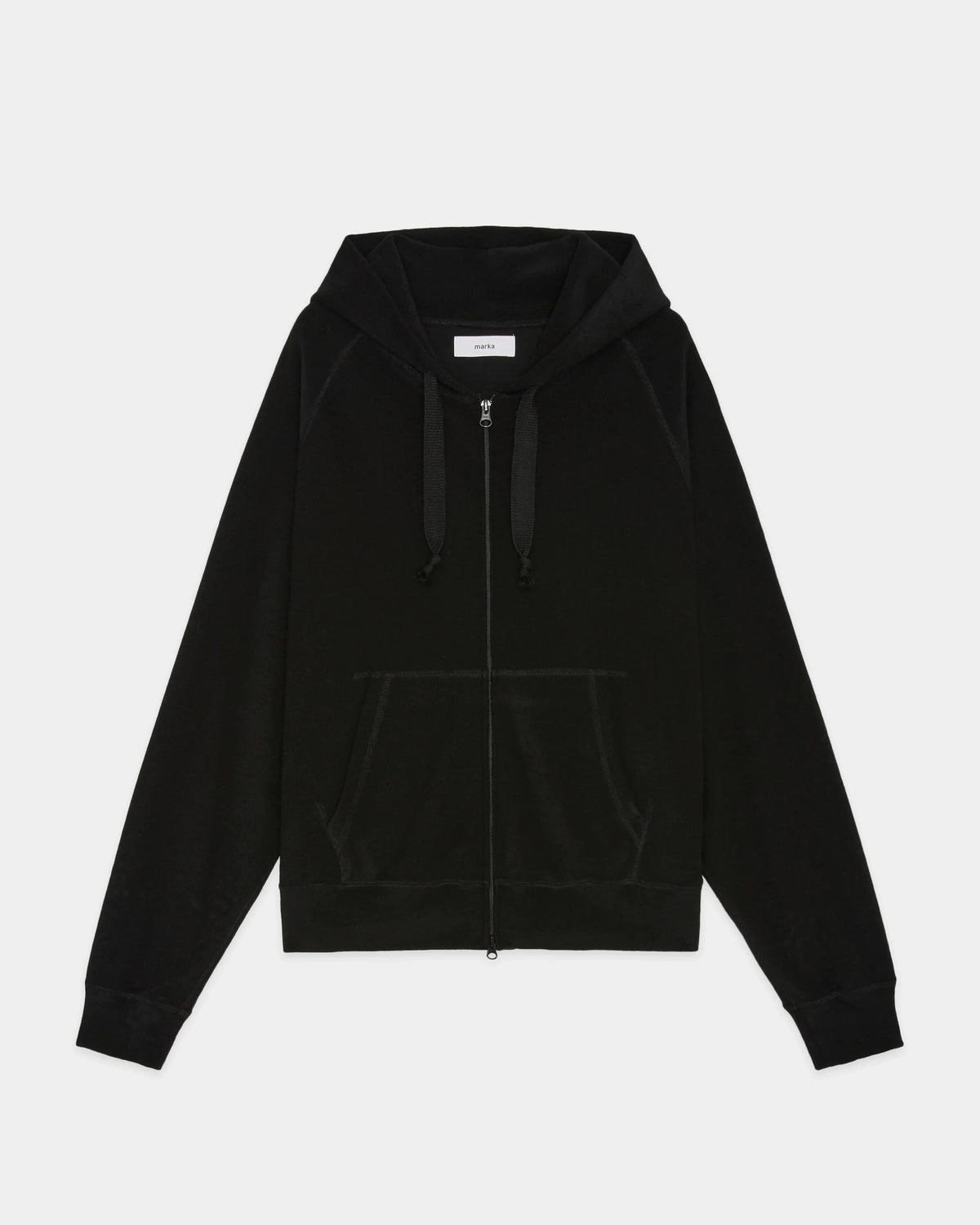 marka の Super 140s Washable Wool Pile Knit / Zip Parka (M26C14CS02C)