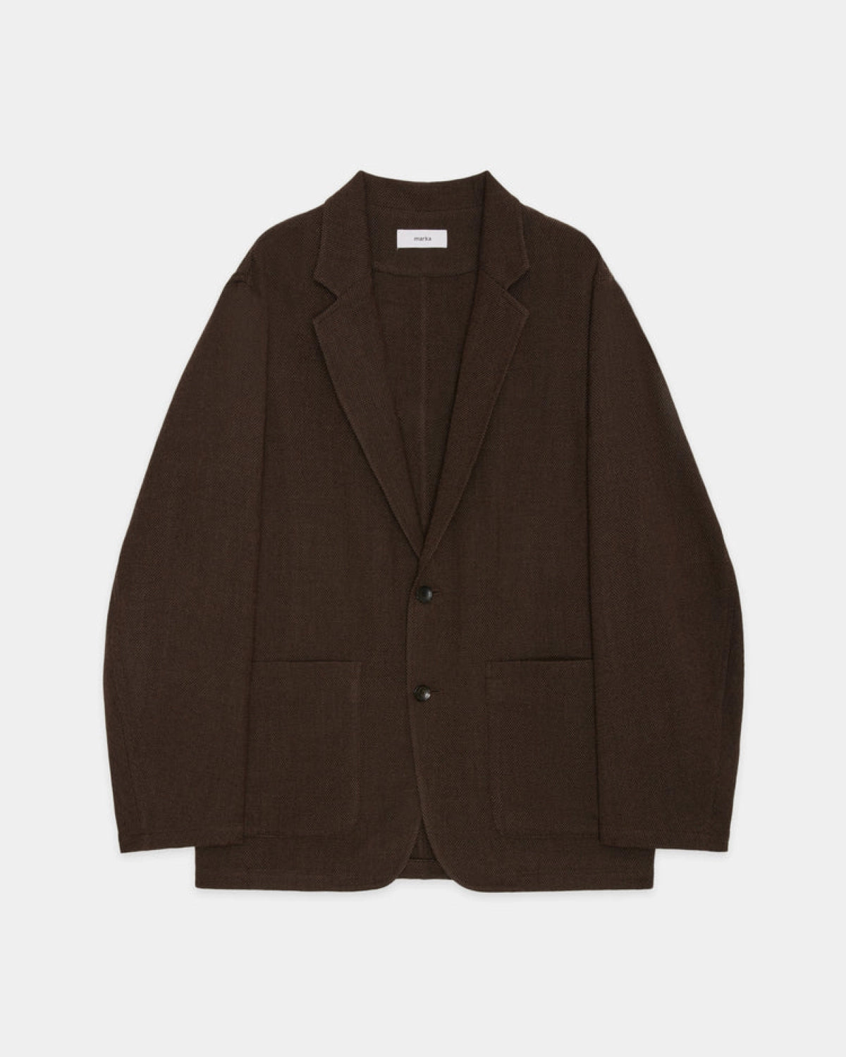 marka の Wool seersucker / Tumbled Wool Serge / Stroll Around Jacket (M26C10JK01C)