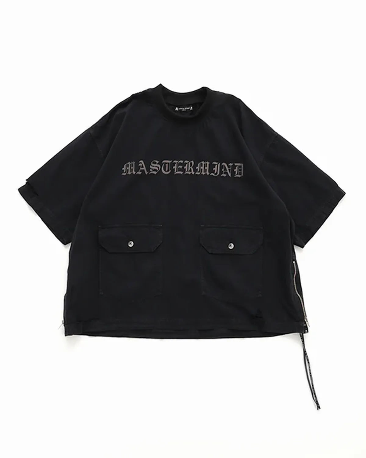 mastermind JAPAN の MJ DISTERSSED SS PULLOVER DENIM SHIRT (MJ25E14-SH024)