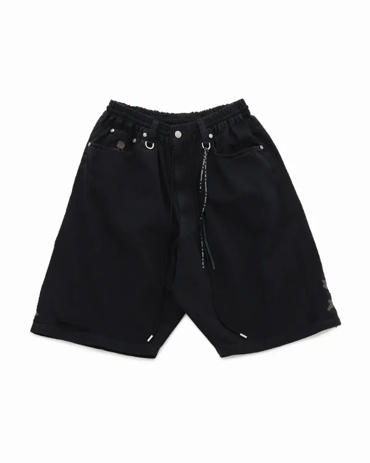 mastermind JAPAN の MJ DISTRESSED EASY DENIM SHORTS (MJ25E14-PA024)