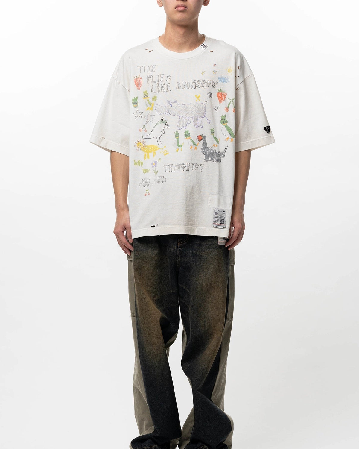 Maison MIHARA YASUHIRO / Kids Doodle Printed T-shirt (J16TS831)