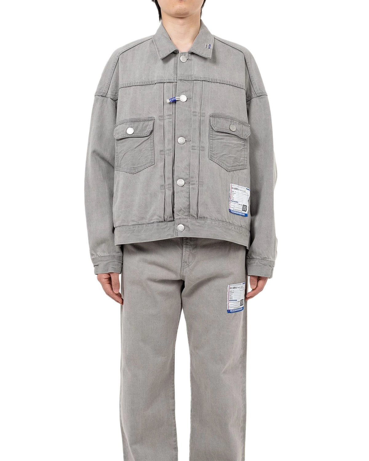 Maison MIHARA YASUHIRO in・stru(men-tal). / Bleached Denim Jacket (I14BL051)