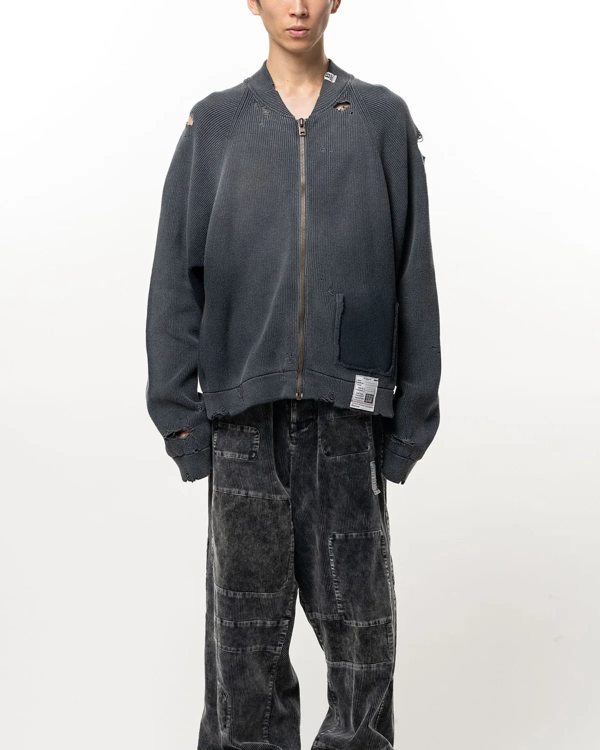 Maison MIHARA YASUHIRO / Sun Faded Like Knit Cardigan (J17CD701)