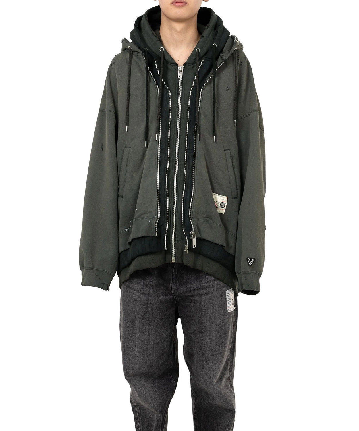 Maison MIHARA YASUHIRO / TRIPLE LAYERED PARKA (A15PK581)