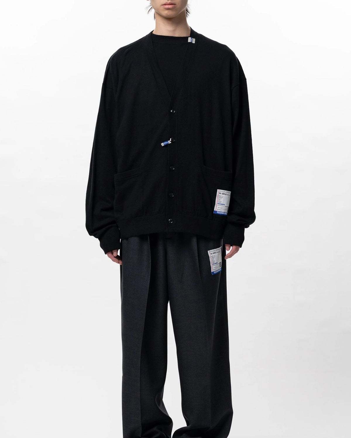 Maison MIHARA YASUHIRO in・stru(men-tal). / High Gauge Knit Cardigan (I16CD591)