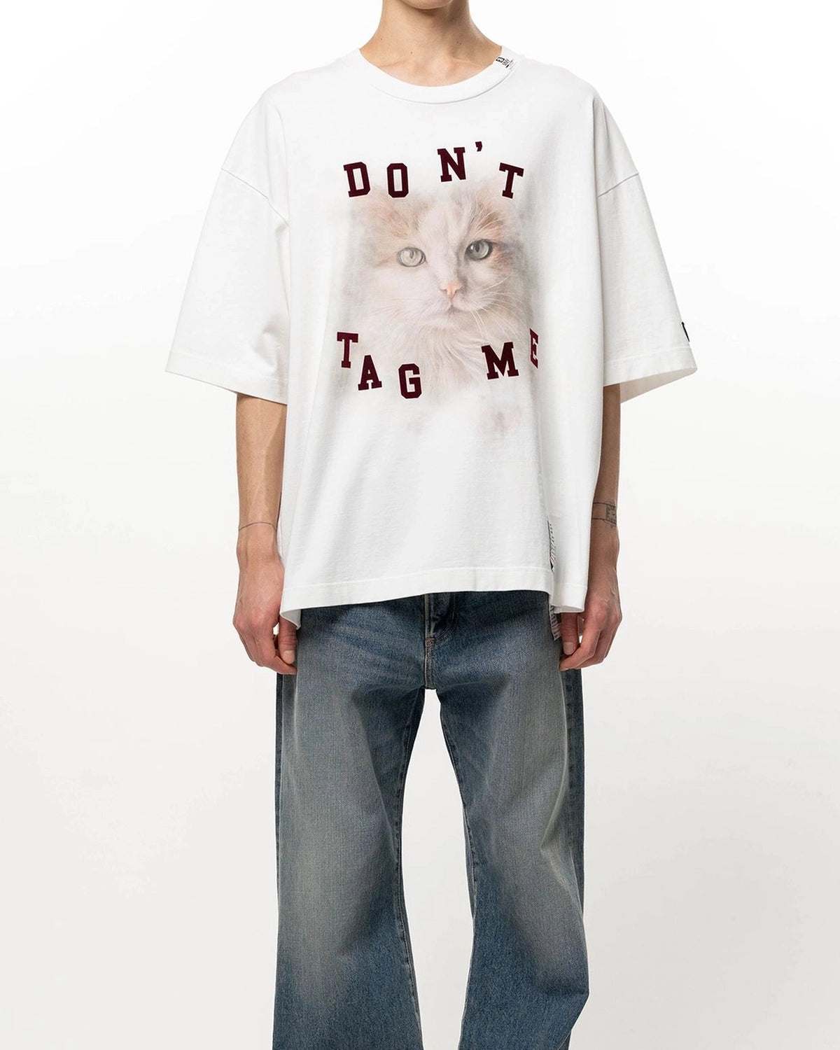 Maison MIHARA YASUHIRO / Cat Printed T-shirt (J17TS823)