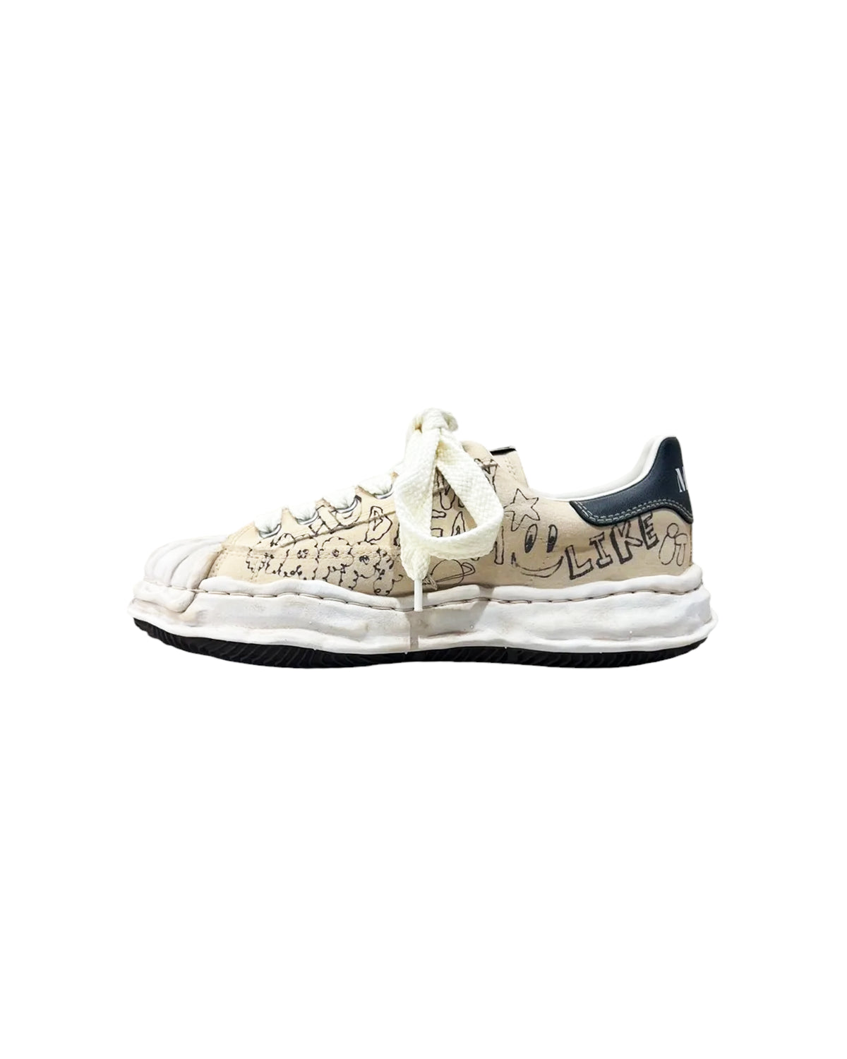 Maison MIHARA YASUHIRO / "BLAKEY" graffitied Sneaker (A16FW730)