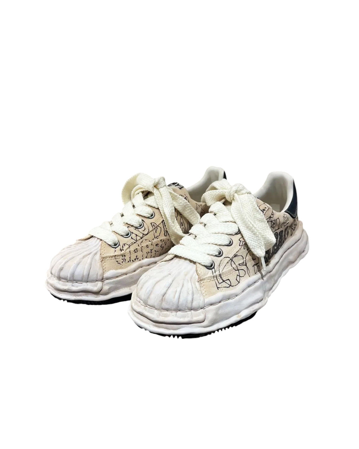 Maison MIHARA YASUHIRO / "BLAKEY" graffitied Sneaker (A16FW730)