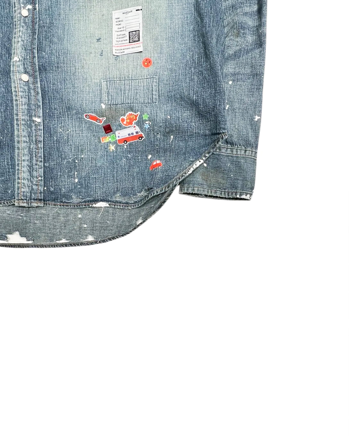 Maison MIHARA YASUHIRO / DENIM SHIRTS w STK (J16SH125)