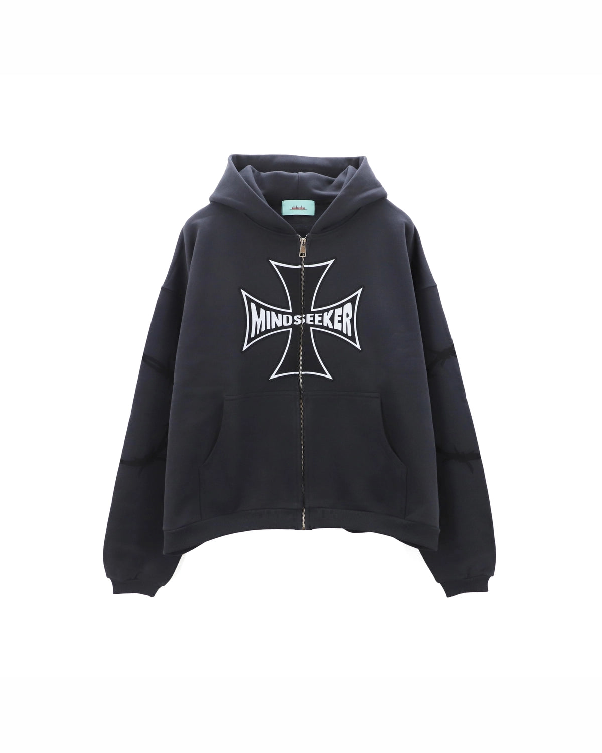 mindseeker の Cross Punk Zip Hoodie (MS-261-003)